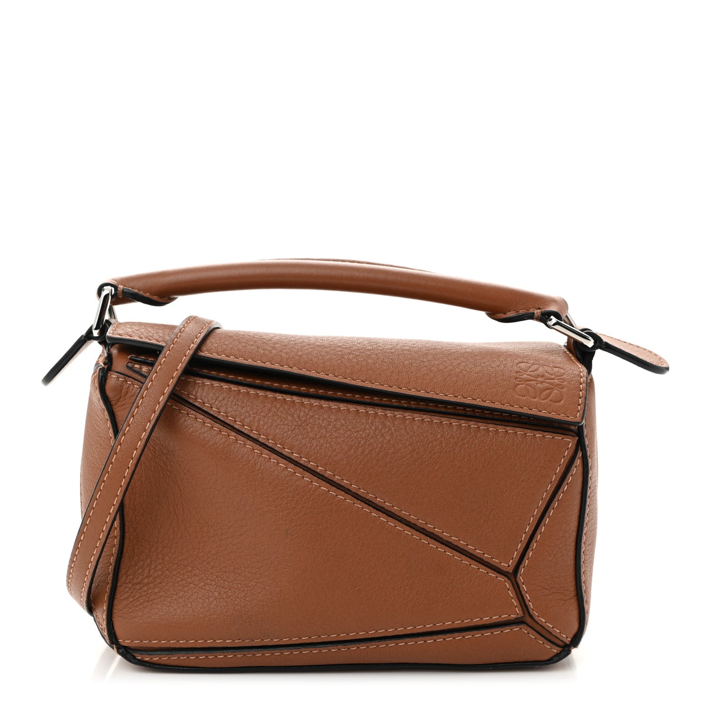 Calfskin Mini Puzzle Bag Tan