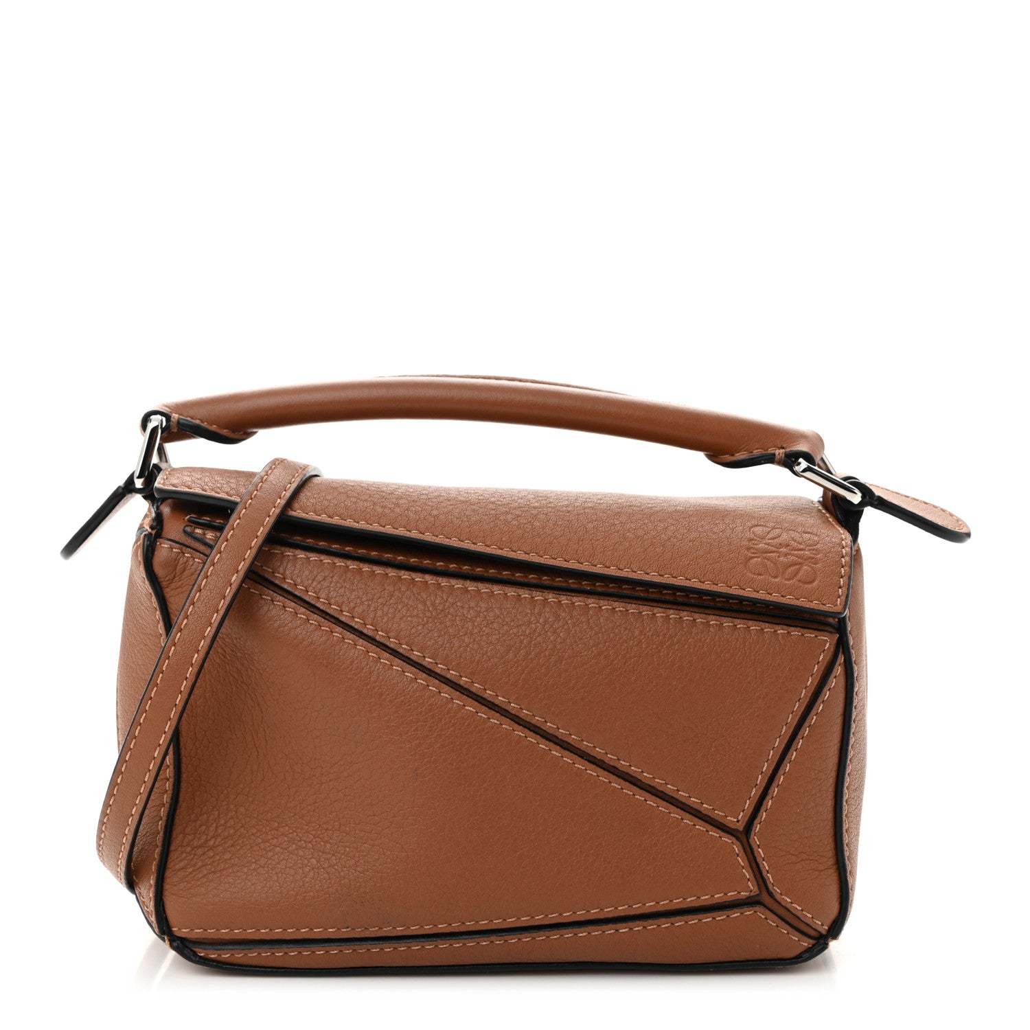 Loewe Calfskin Mini Puzzle Bag Tan 1 of 10