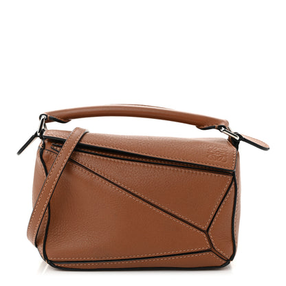 Loewe Calfskin Mini Puzzle Bag Tan 1 of 10