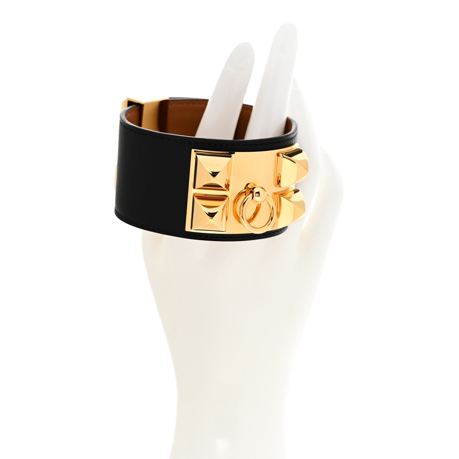 Hermes Box Collier de Chien CDC Bracelet L Black 2 of 6