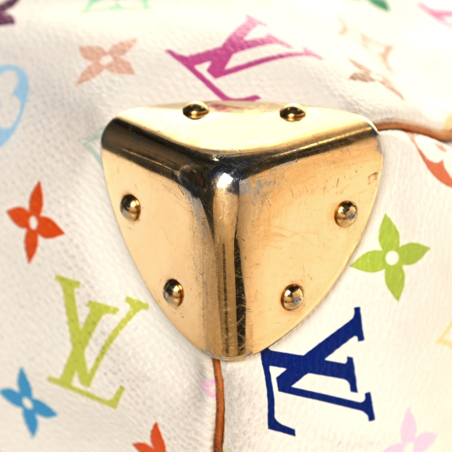 Louis Vuitton Monogram Multicolor Speedy 30 White 10 of 21