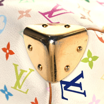Louis Vuitton Monogram Multicolor Speedy 30 White 10 of 21