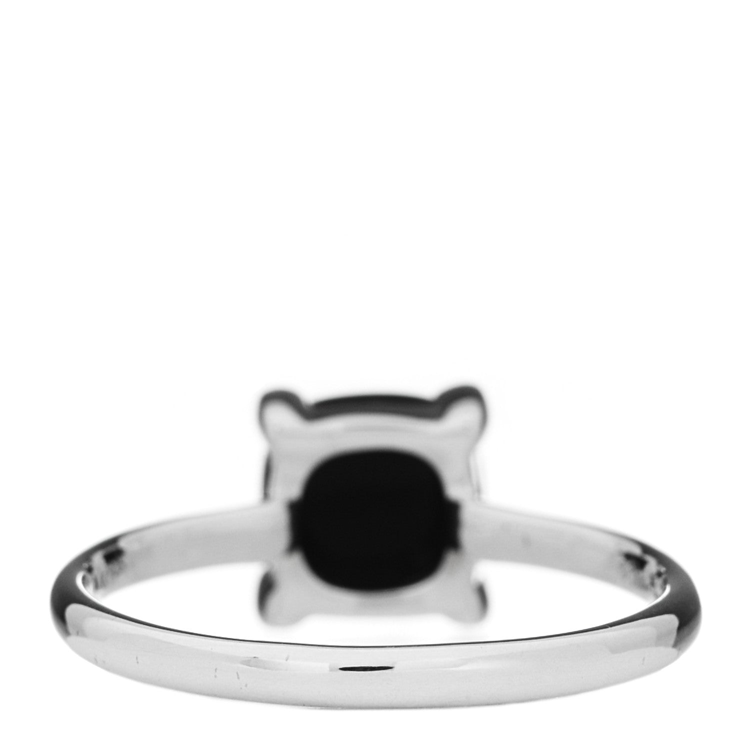Tiffany Sterling Silver Black Onyx Paloma Picasso Sugar Stacks Ring 54 7 4 of 8