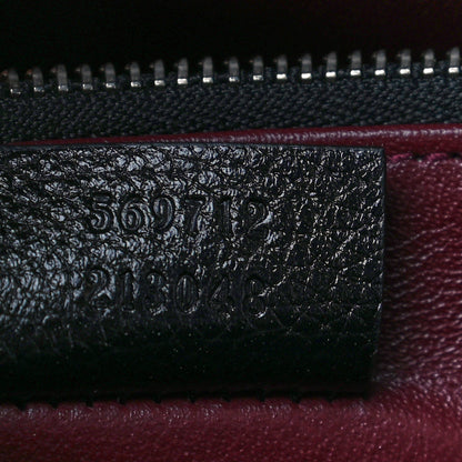 Gucci Grainy Calfskin Small Zumi Top Handle Bag Black 8 of 11