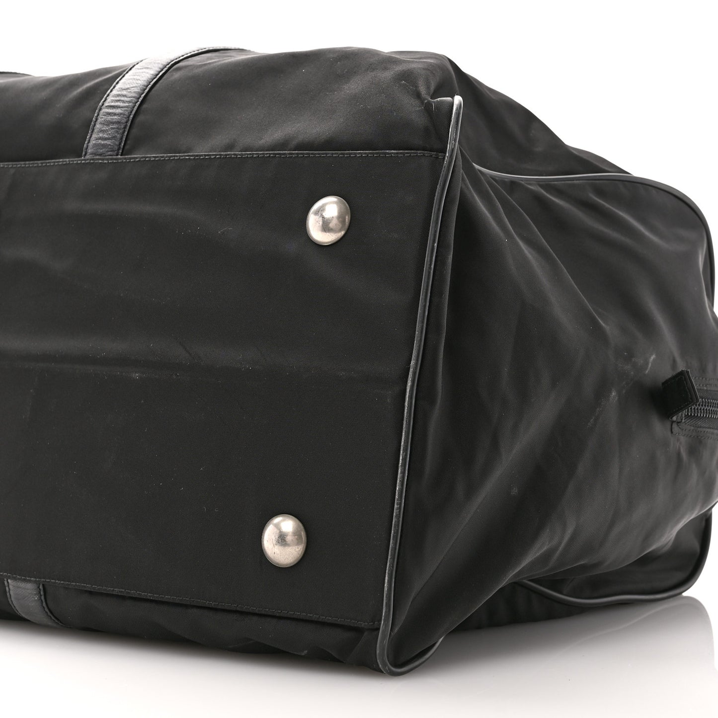 Tessuto Nylon Saffiano Duffle Black