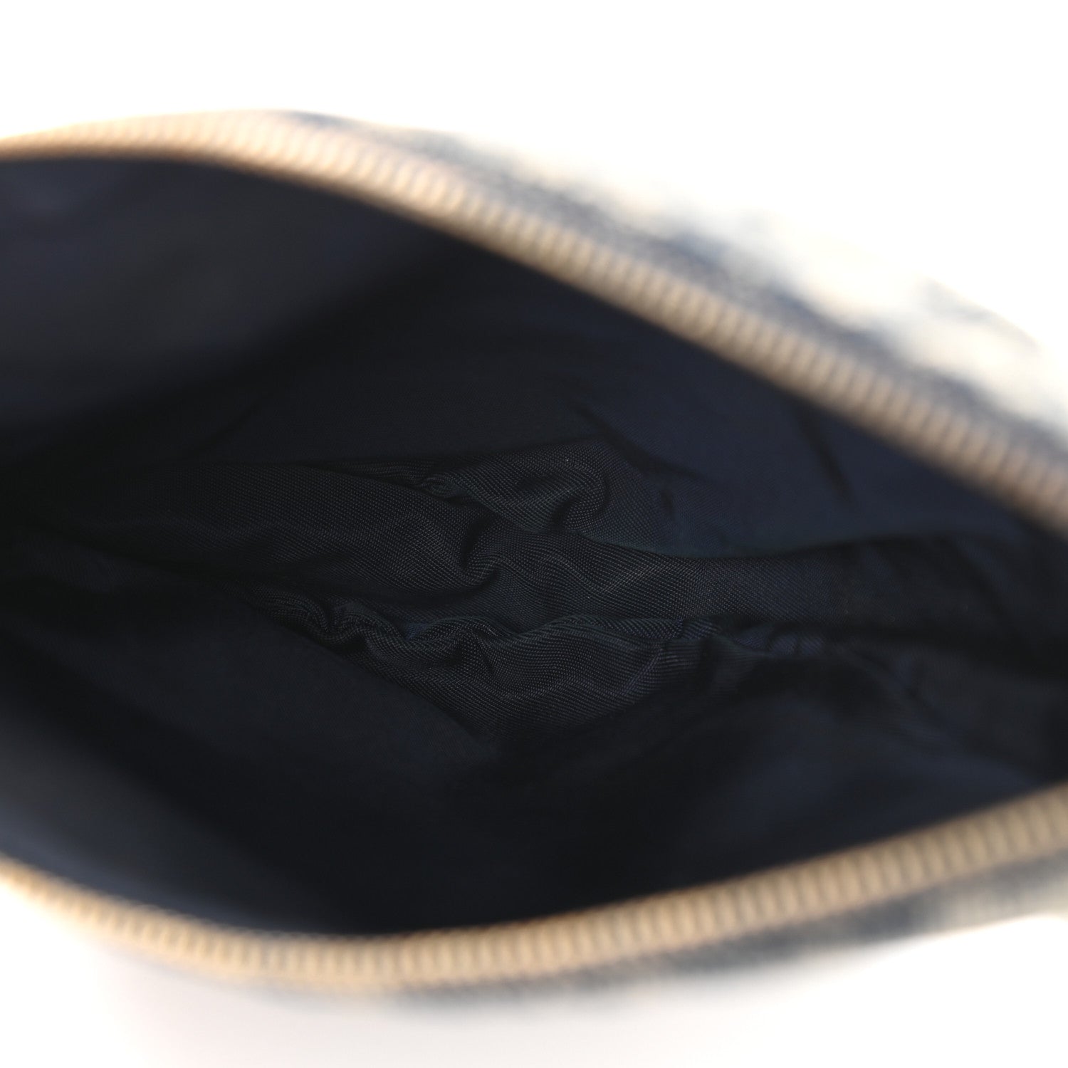 Christian Dior Monogram Mini Saddle Pochette Navy 5 of 13