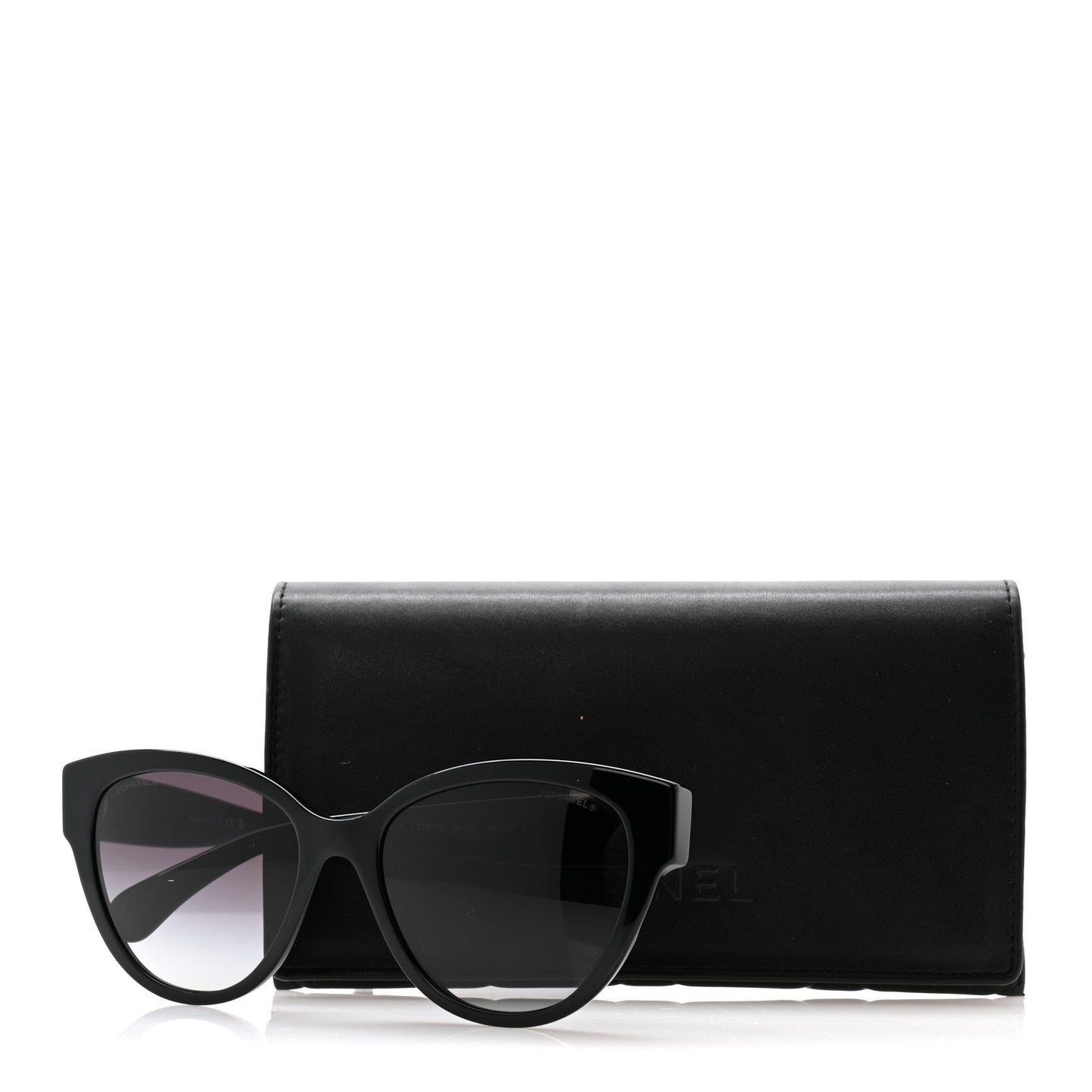 Acetate Charms Pearl Square Sunglasses 5477 Black