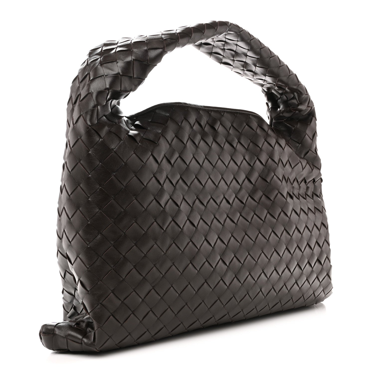 Bottega Veneta Calfskin Intrecciato Small Hop Fondant 3 of 11