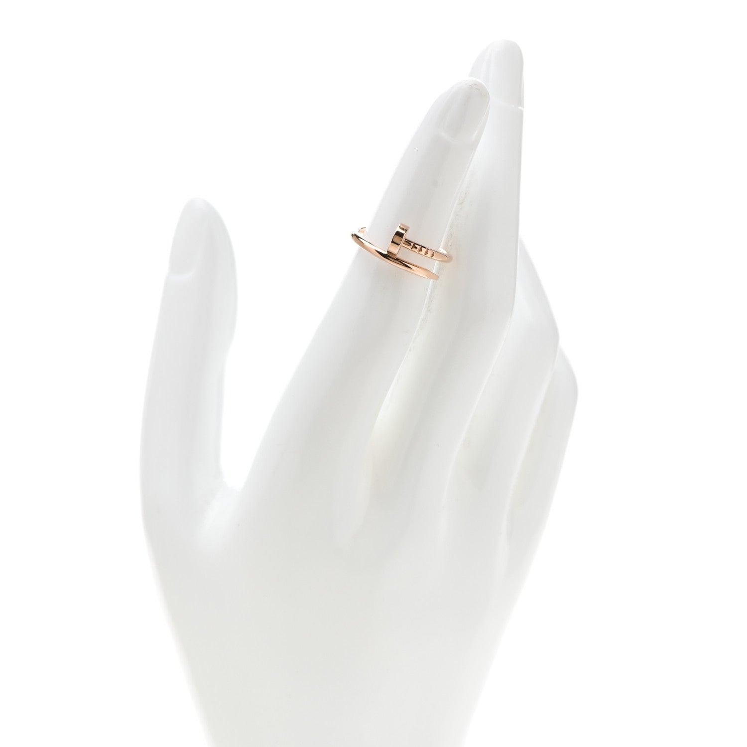 Cartier 18K Pink Gold Small Juste Un Clou Ring 49 4.75 2 of 7
