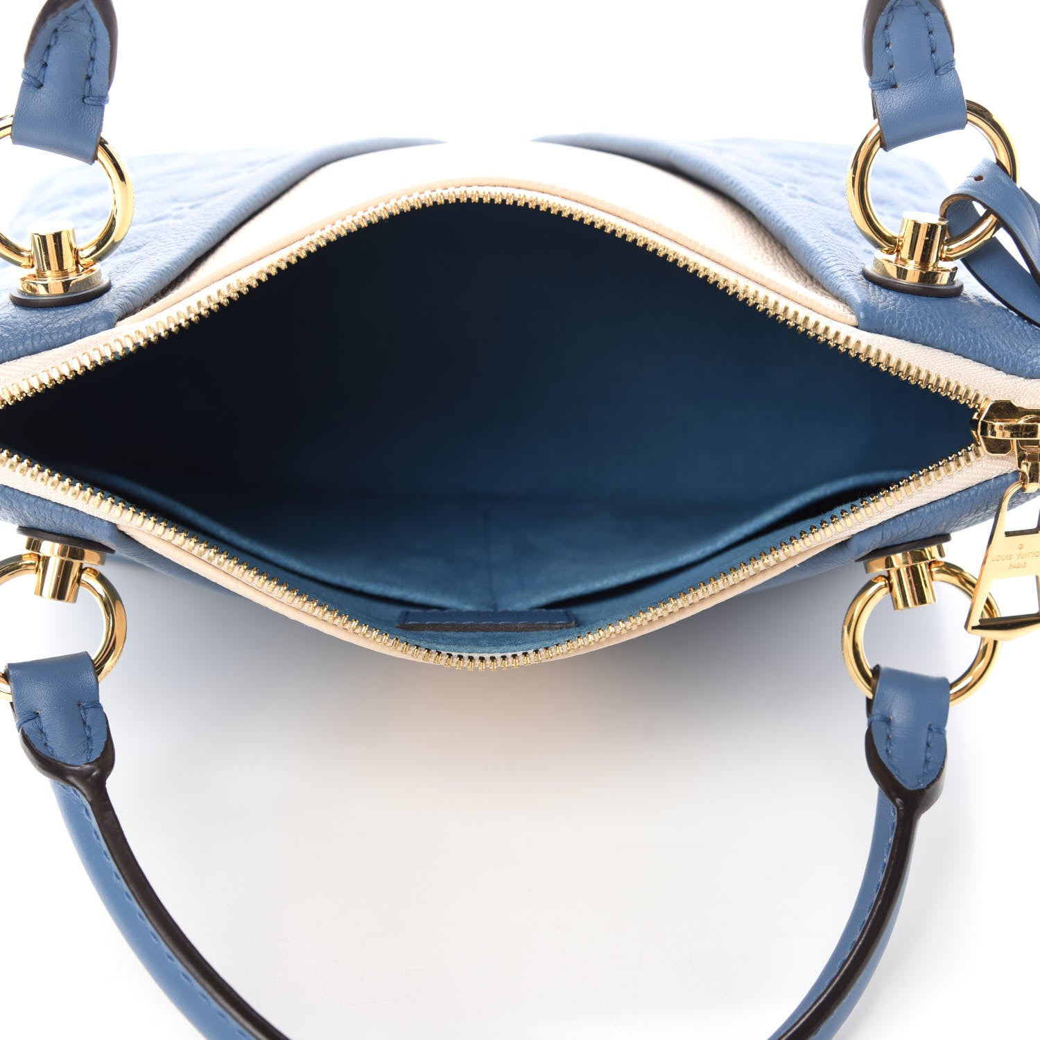 Louis Vuitton Empreinte V Tote BB Denim Creme 5 of 11