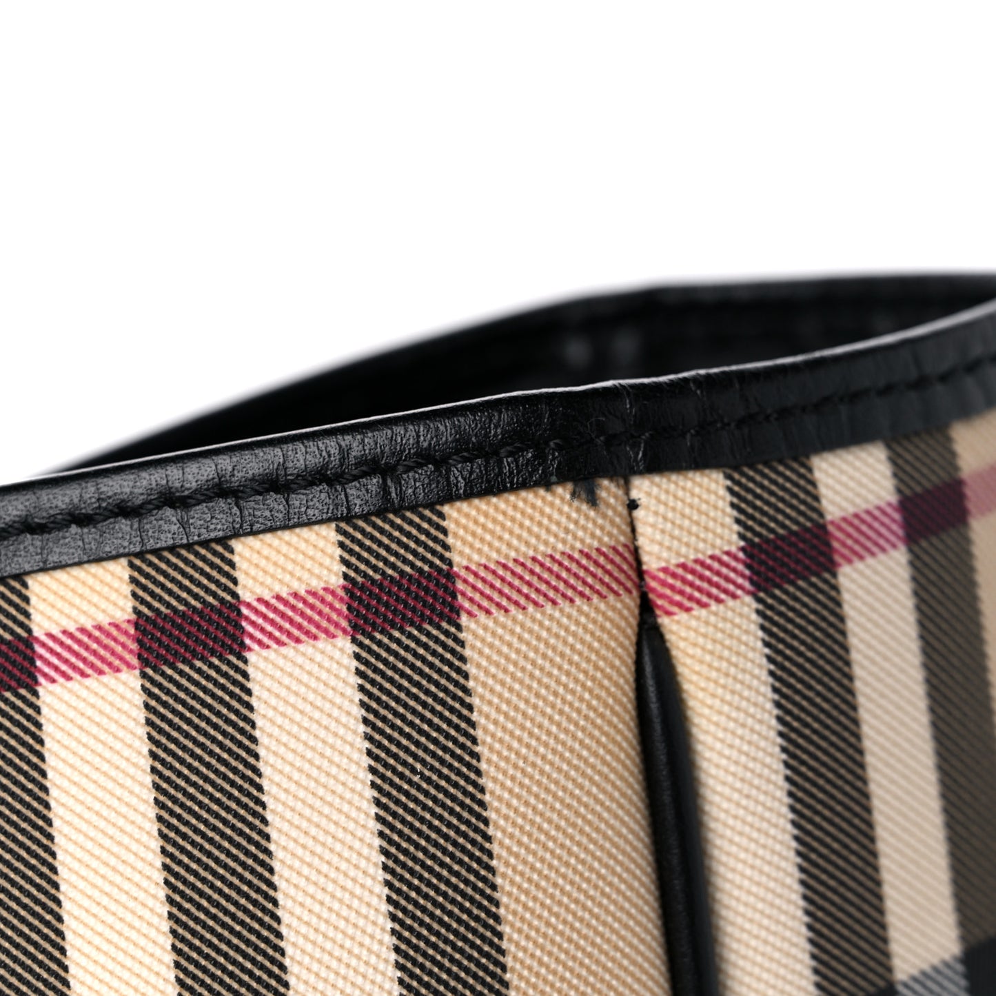 House Check Diaper Bag Black