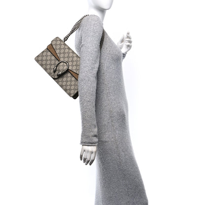 Gucci GG Supreme Monogram Small Dionysus Shoulder Bag Taupe 2 of 10