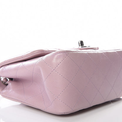 Chanel Lambskin Quilted Mini Square Flap Light Purple 5 of 11