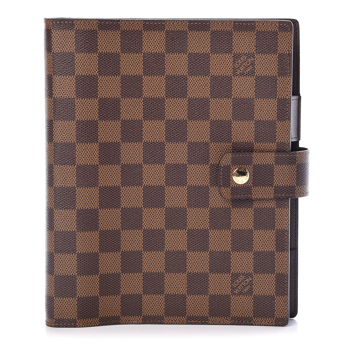 Damier Ebene Large Ring Agenda Cover