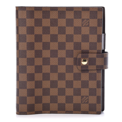 Louis Vuitton Damier Ebene Large Ring Agenda Cover 1 of 8