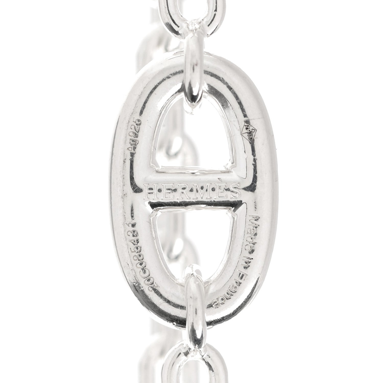 Hermes Sterling Silver Farandole Necklace 120 4 of 5