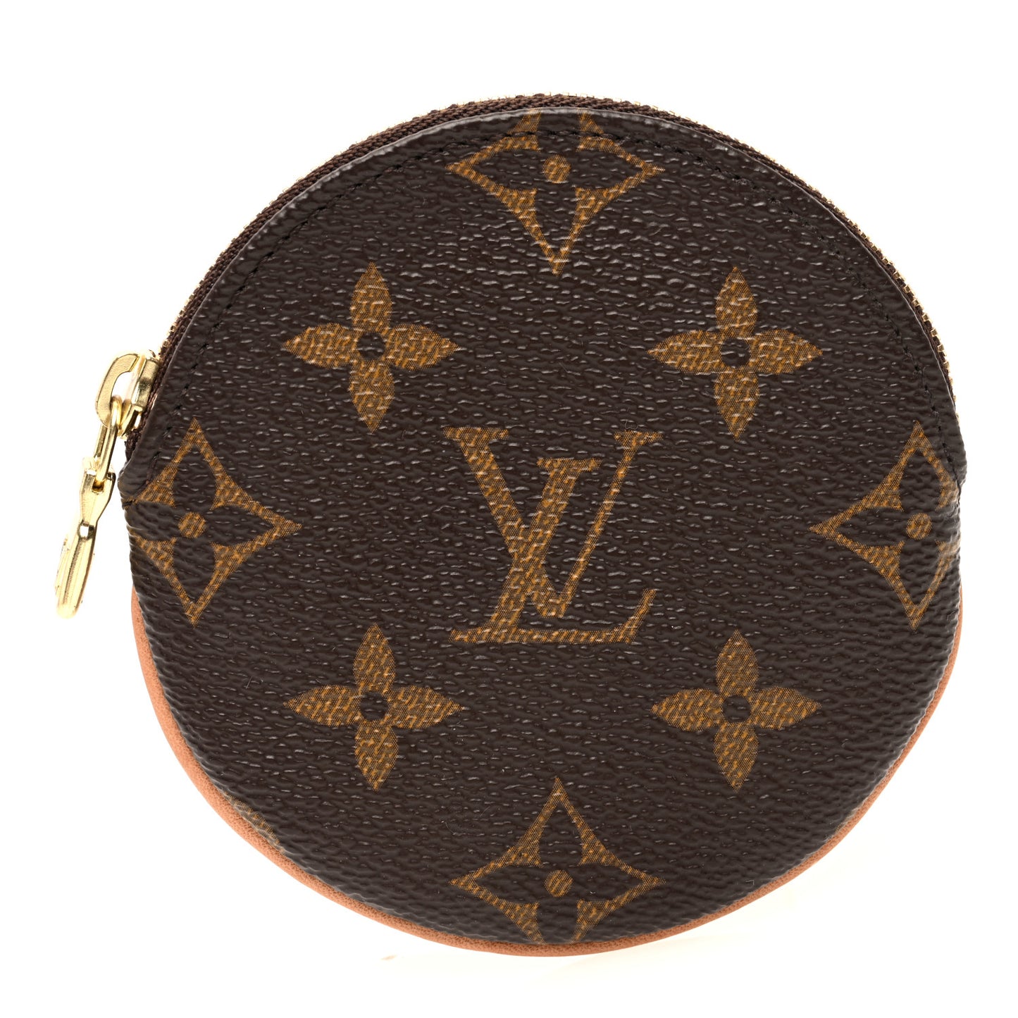 Monogram Round Coin Purse