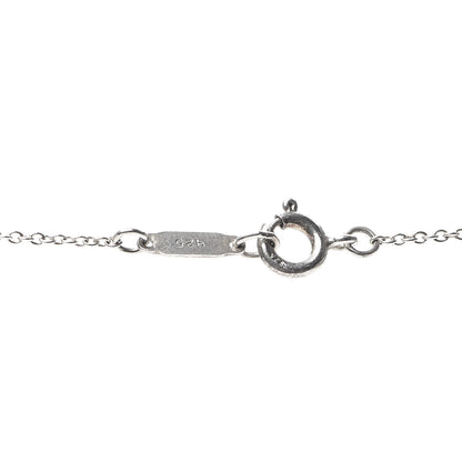 Tiffany Sterling Silver Medium Atlas Open Pendant Necklace 4 of 5