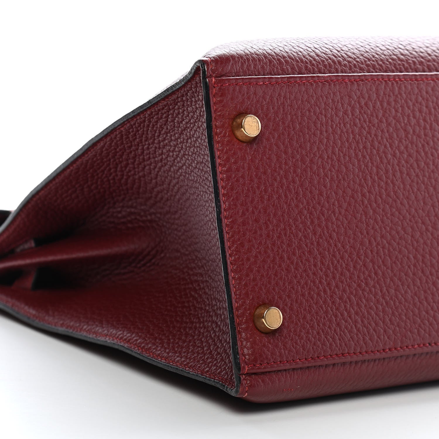 Hermes Fjord Kelly Sellier 35 Rouge H 16 of 19