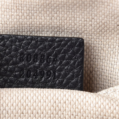 Gucci Pebbled Calfskin Small Soho Disco Bag Black 7 of 15