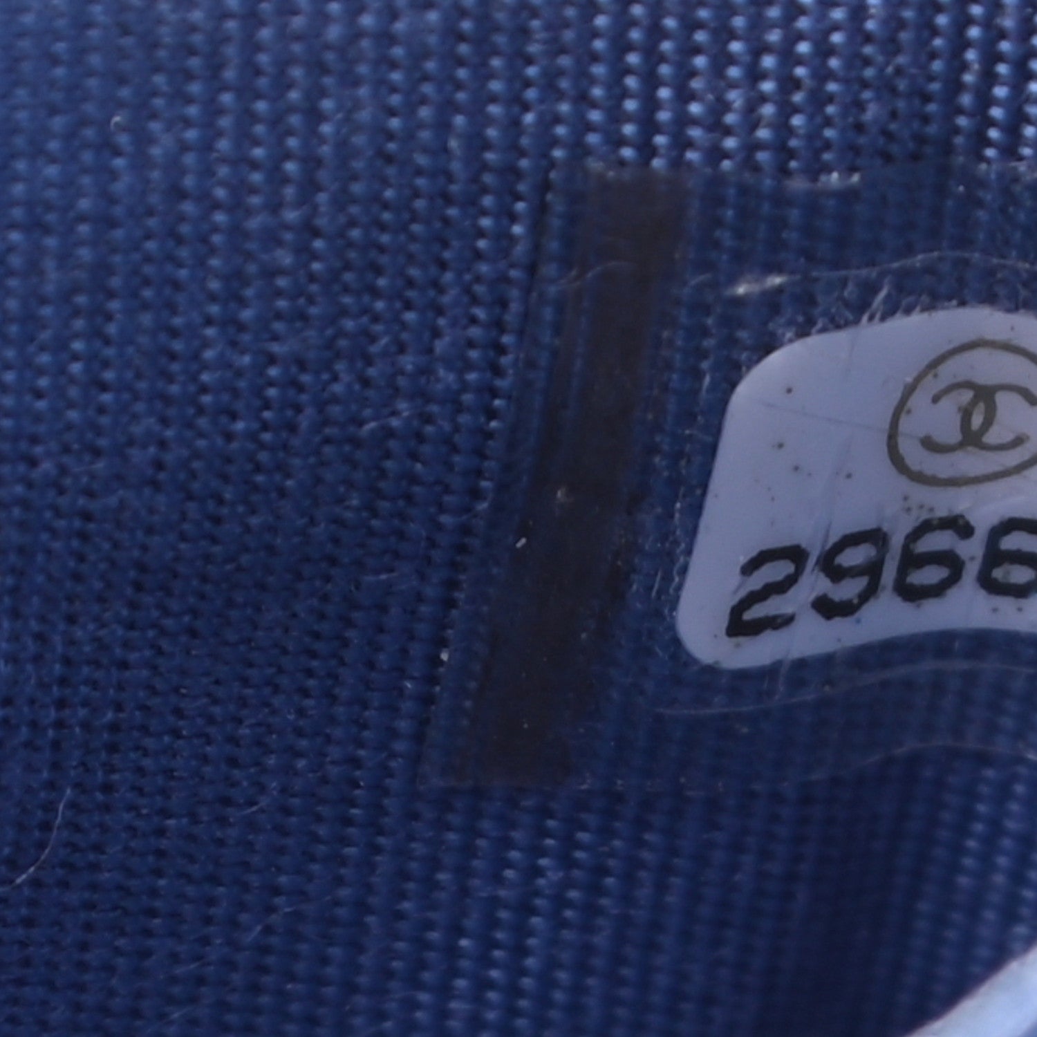 Chanel Shiny Goatskin Quilted Chanel 19 Card Holder Dark Blue 8 of 10