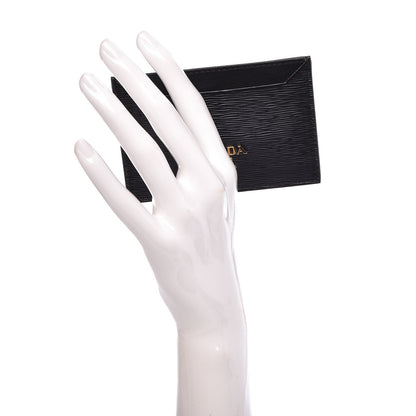 Prada Vitello Move Card Case Black 2 of 8