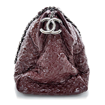 Chanel Vinyl Rock in Moscou Moscow Tote Burgundy 6 of 10
