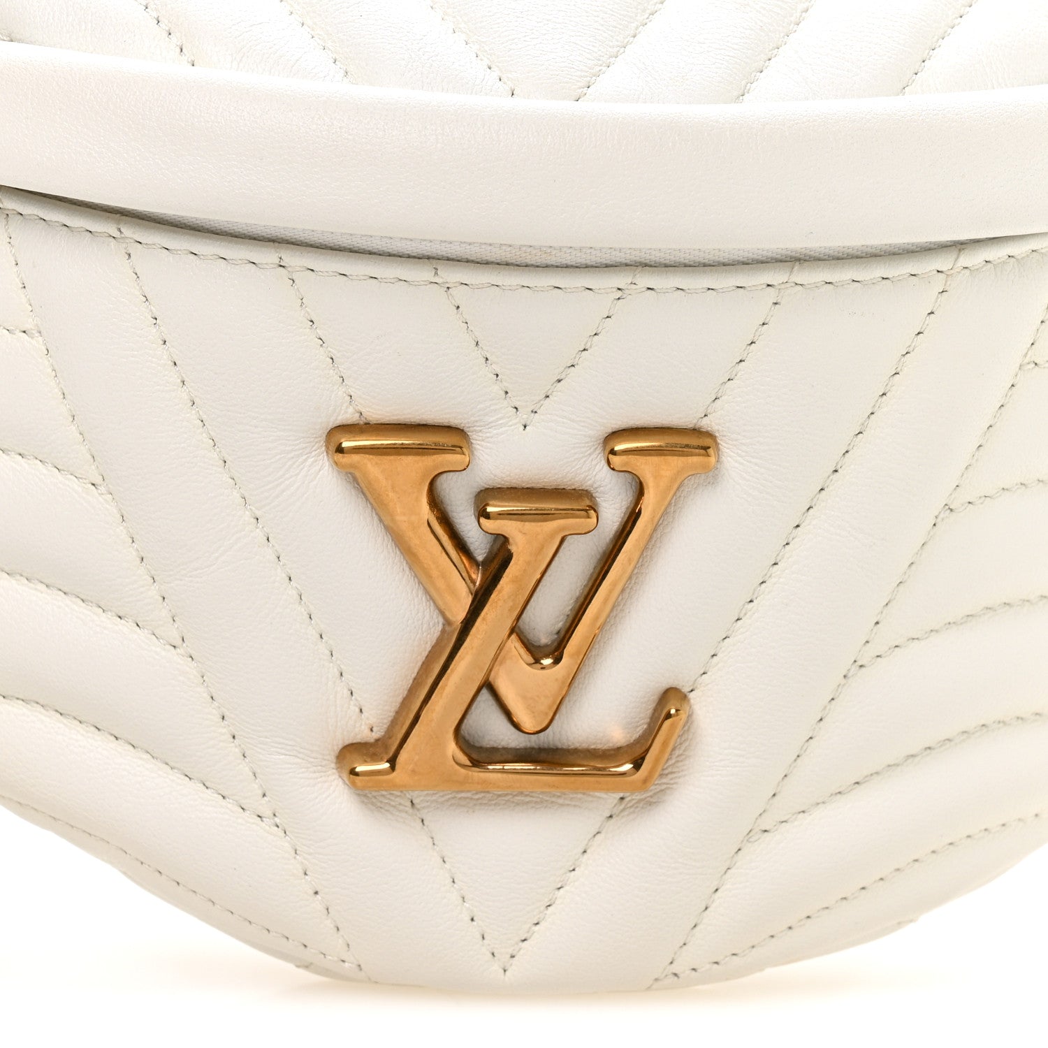 Louis Vuitton Calfskin New Wave Bumbag Snow 7 of 9
