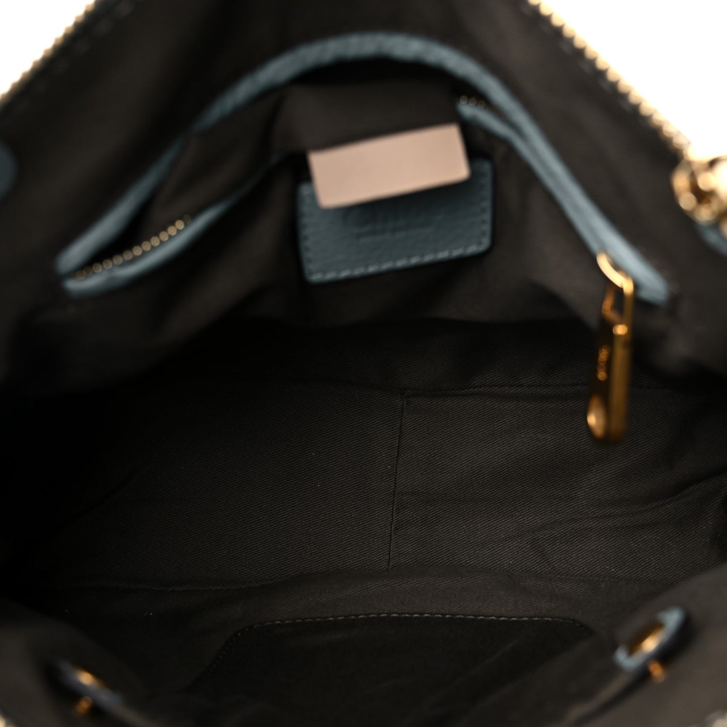Calfskin Small Marcie Satchel Faded Blue