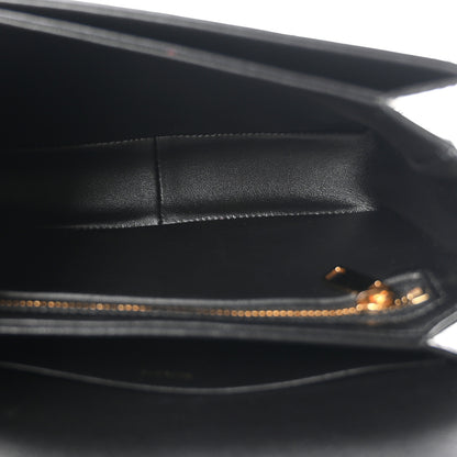 Celine Shiny Calfskin Teen Triomphe Black 5 of 10