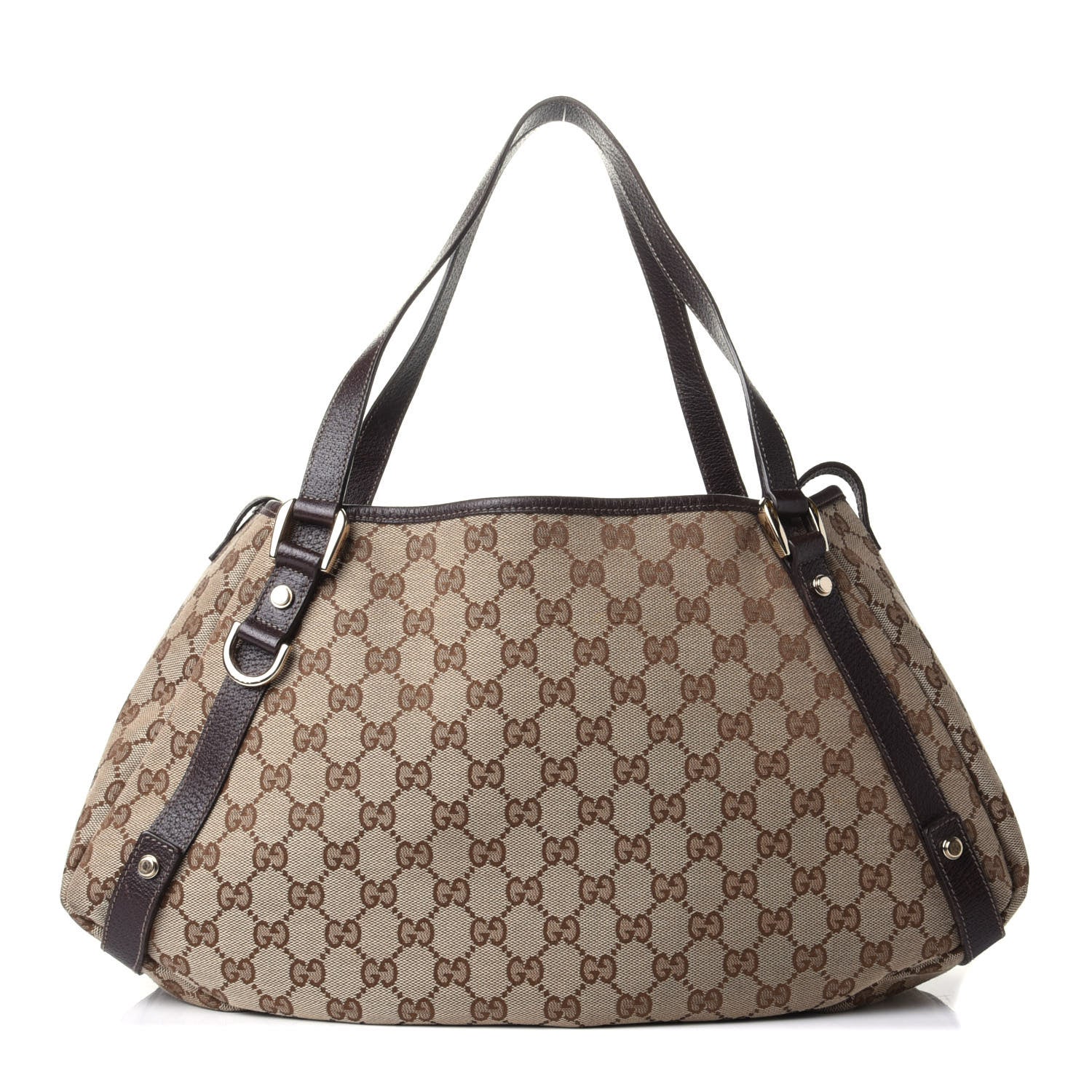 Gucci Monogram Medium Abbey Shoulder Bag Dark Brown 1 of 4