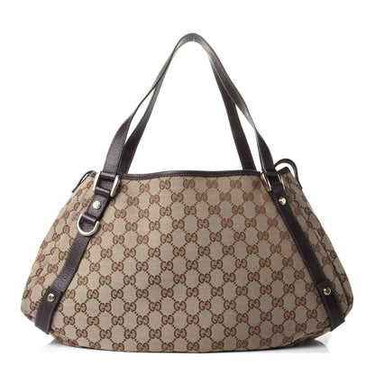 Gucci Monogram Medium Abbey Shoulder Bag Dark Brown 1 of 4