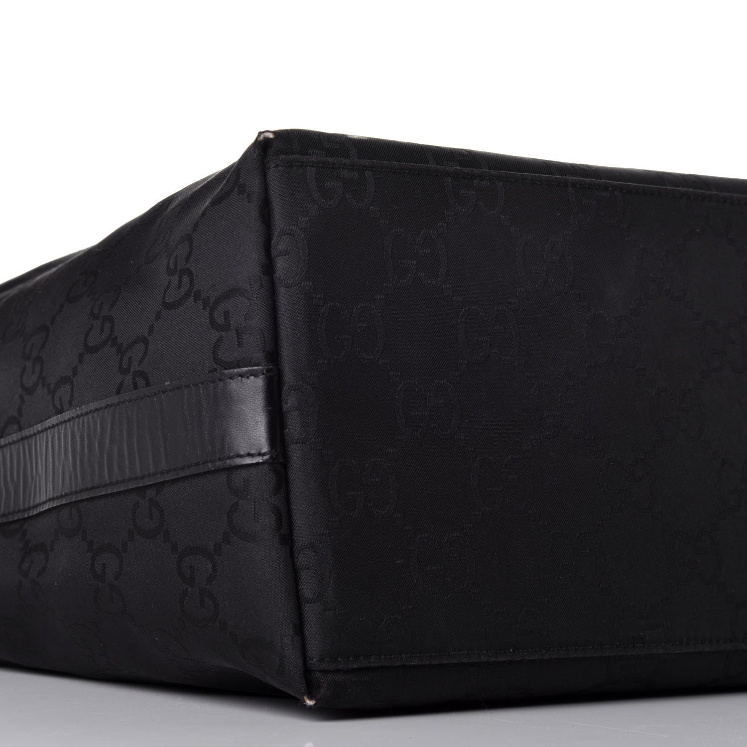 Gucci Nylon Monogram Hobo Black 7 of 8