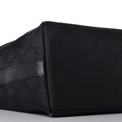 Gucci Nylon Monogram Hobo Black 7 of 8