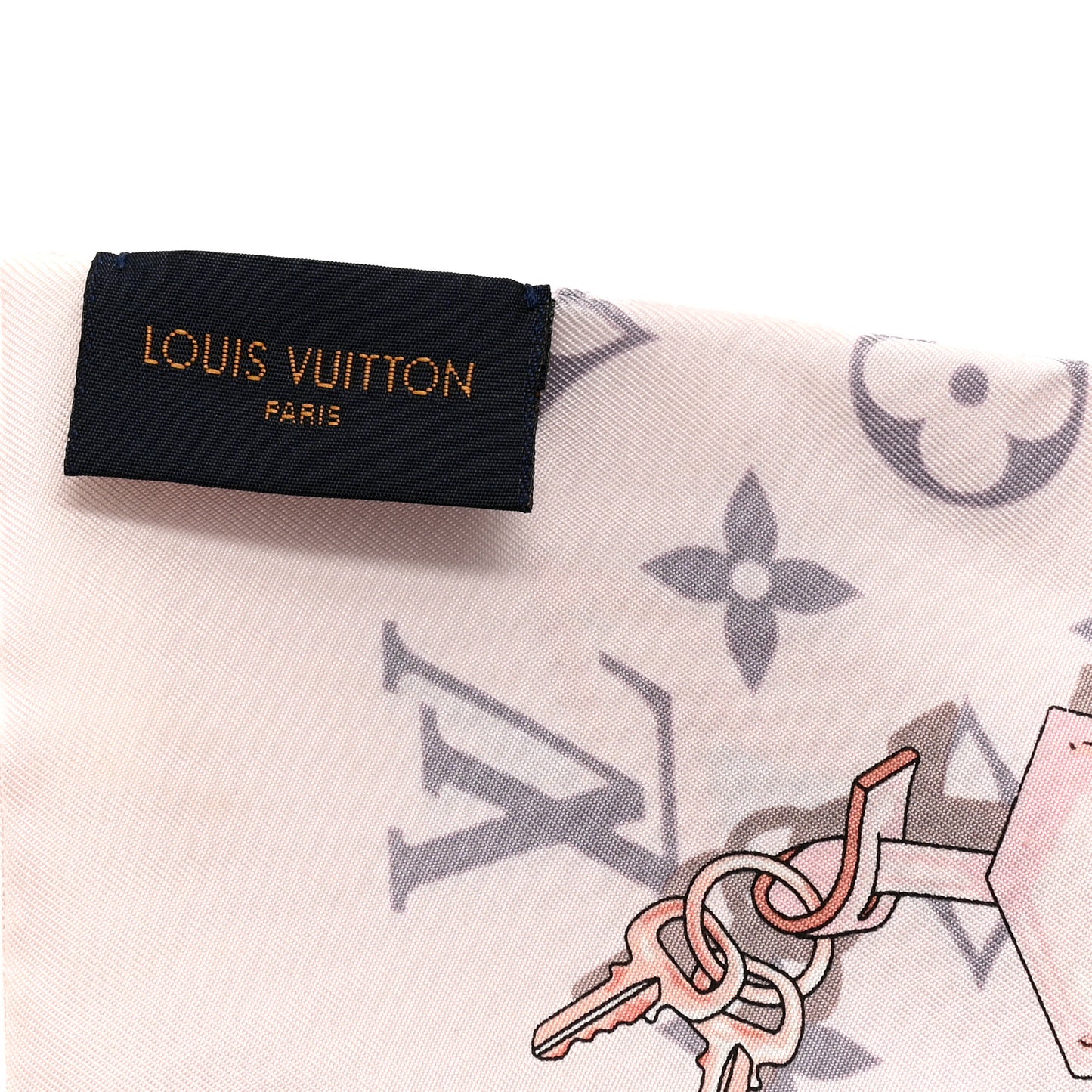 Silk Monogram Confidential Bandeau Light Pink