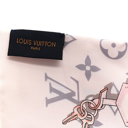 Louis Vuitton Silk Monogram Confidential Bandeau Light Pink 3 of 3