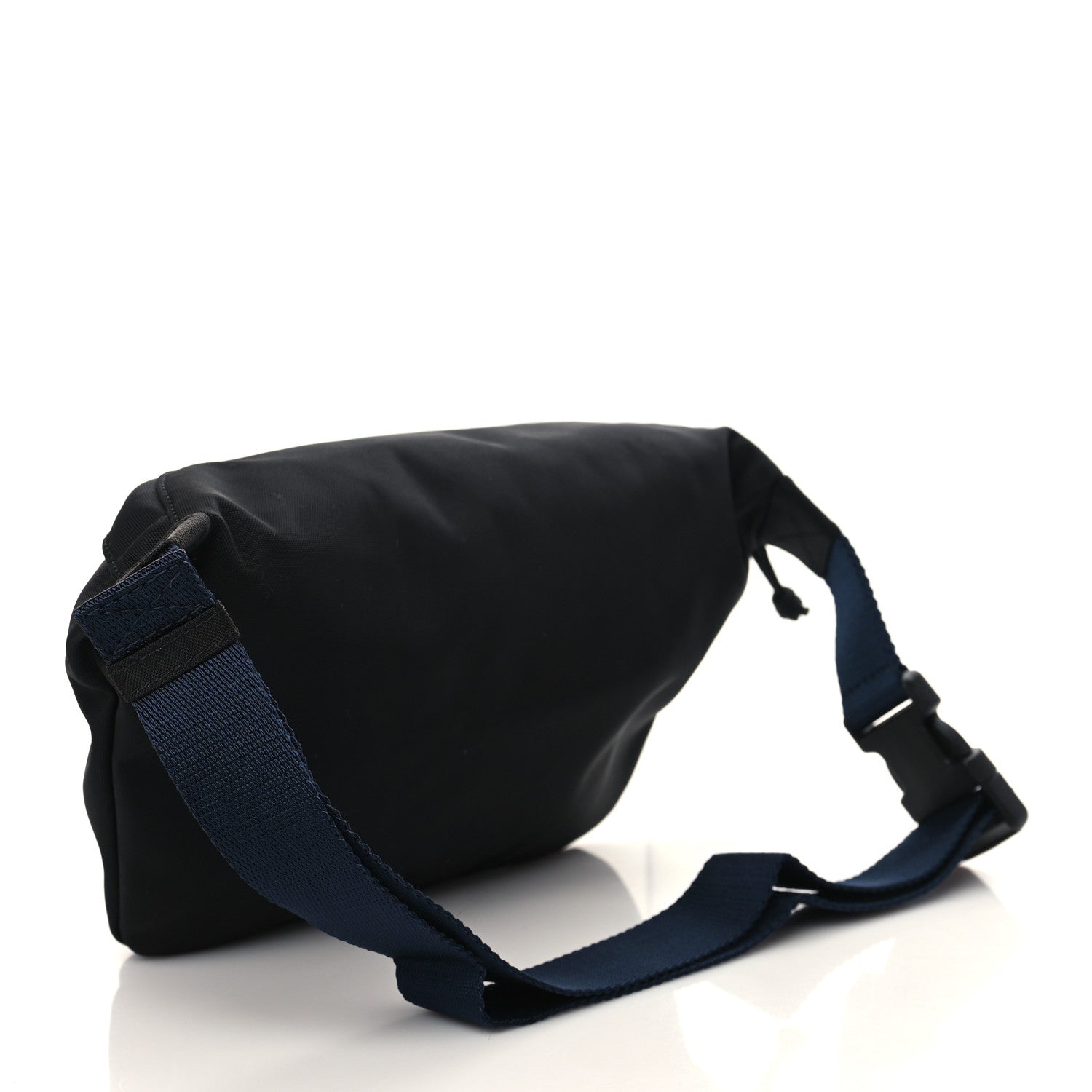 Balenciaga Recycled Sport Nylon Logo Embroidered Wheel Beltpack Black 3 of 7