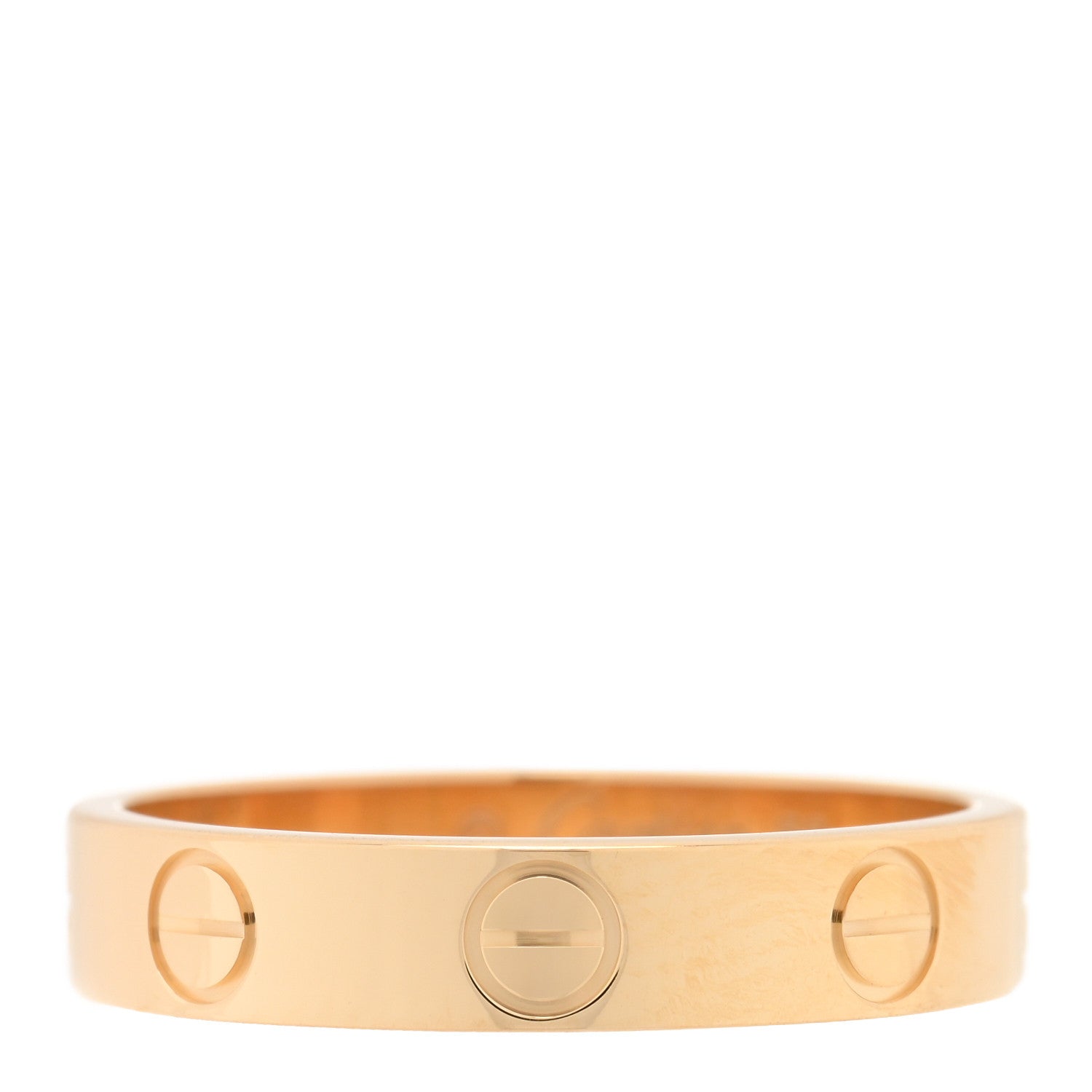 Cartier 18K Yellow Gold 3.5mm LOVE Wedding Band Ring 50 5.25 1 of 4