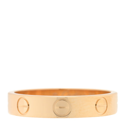 Cartier 18K Yellow Gold 3.5mm LOVE Wedding Band Ring 50 5.25 1 of 4