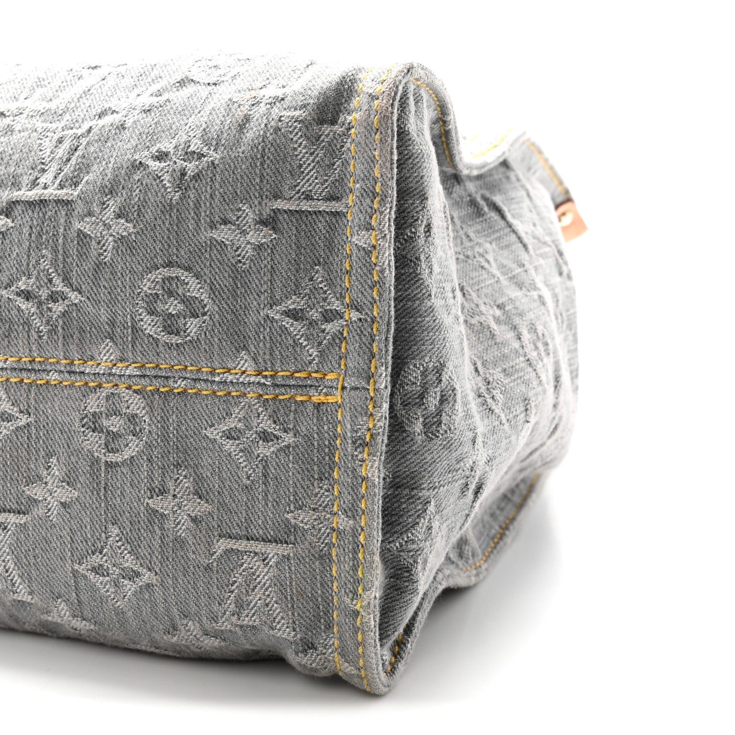 Louis Vuitton Monogram Denim Onthego MM Washed Grey 9 of 9
