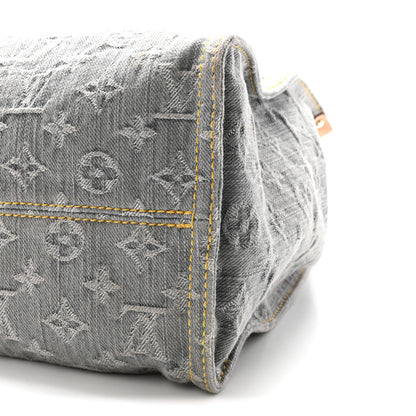 Louis Vuitton Monogram Denim Onthego MM Washed Grey 9 of 9