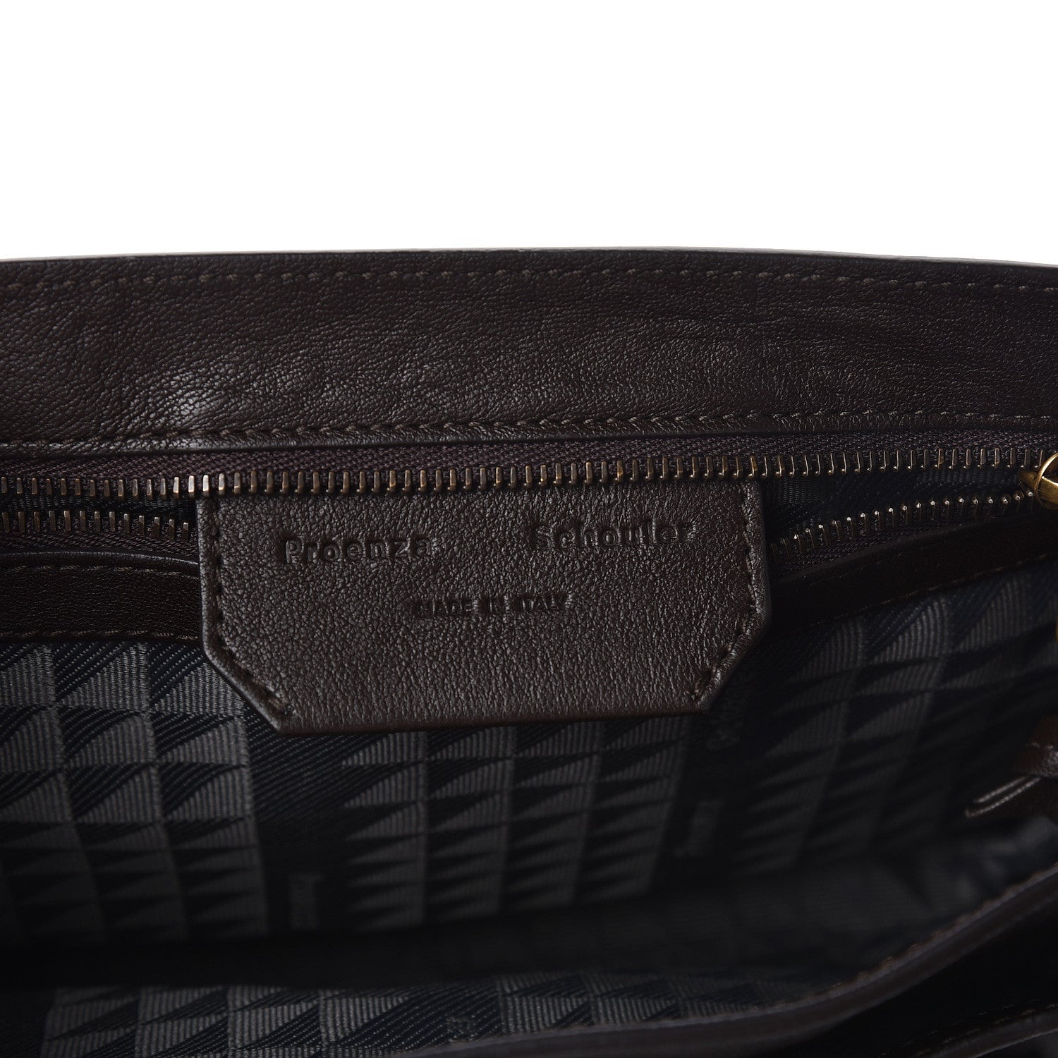 Proenza Schouler Lambskin Tiny Fringe Lux PS1 Satchel Dark Chocolate 6 of 10