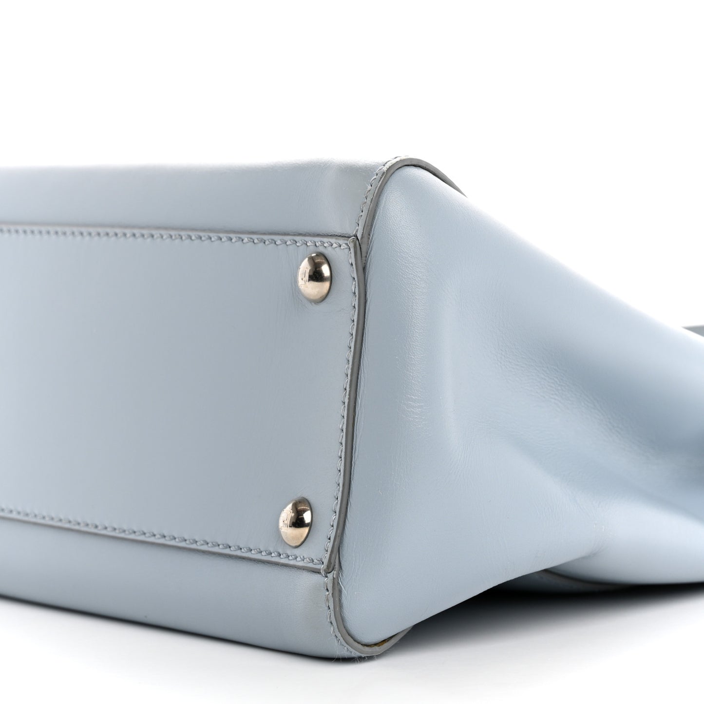 Vitello Morgan Shiny Nappa Medium Peekaboo Iconic Satchel Polvere Sunflower