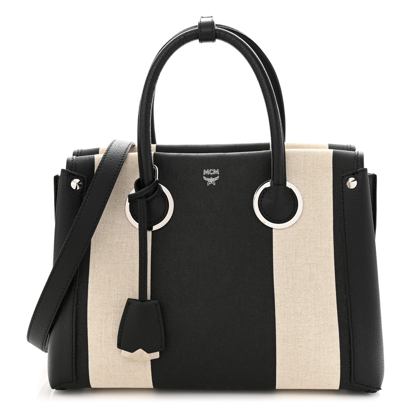 Canvas Neo Milla Tote Black White