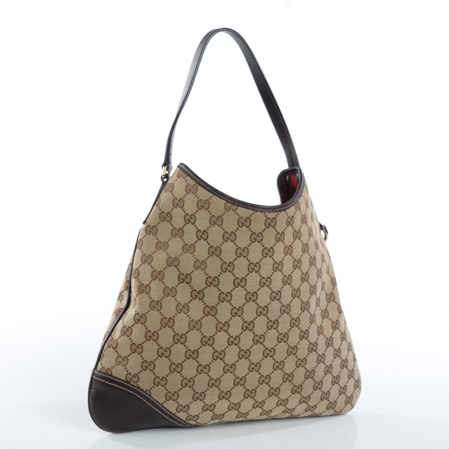 Monogram Medium New Britt Hobo Dark Brown