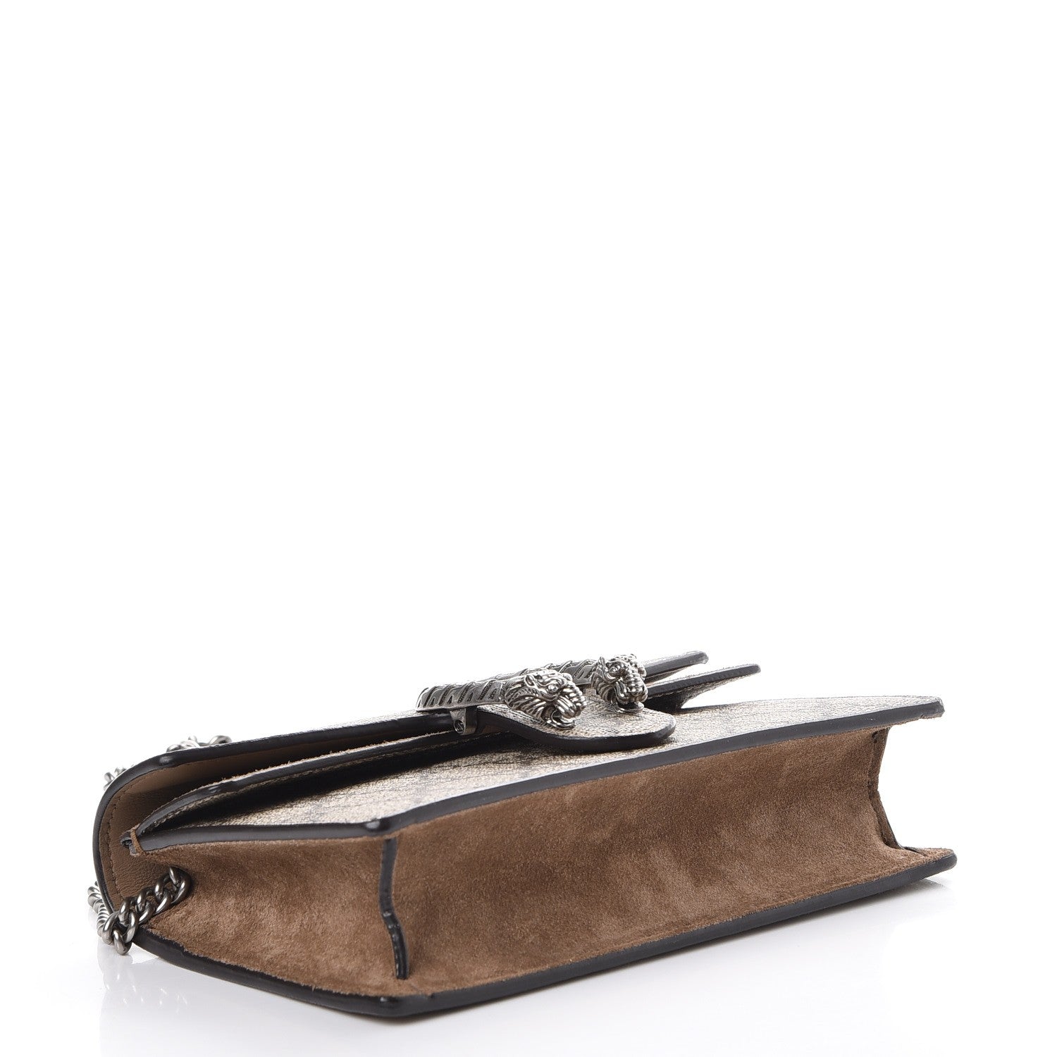 Gucci GG Supreme Monogram Super Mini Dionysus Shoulder Bag Taupe 5 of 9