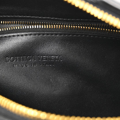 Bottega Veneta Lambskin Maxi Intrecciato Brick Cassette Bag Black 6 of 9