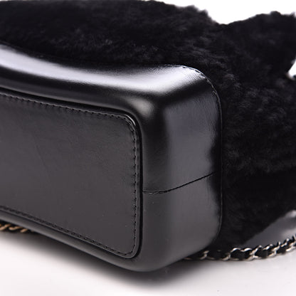 Chanel Shearling Small Gabrielle Backpack Black 10 of 11