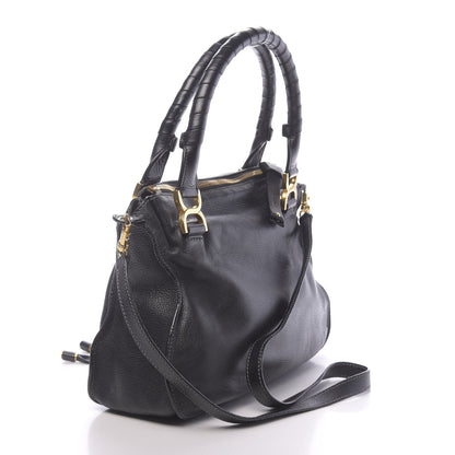 Chloe Calfskin Medium Marcie Satchel Black 3 of 18