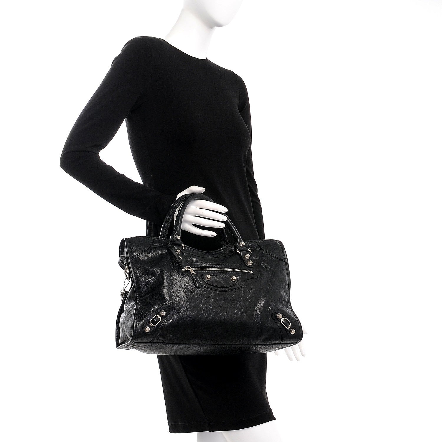 Balenciaga Agneau Giant 12 Silver Hardware City Black 3 of 8